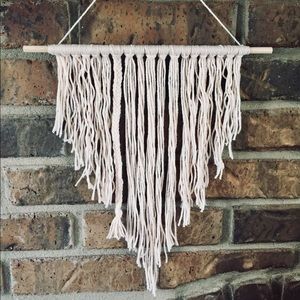 🍃SOLD🍃 Pink Bohemian Macrame